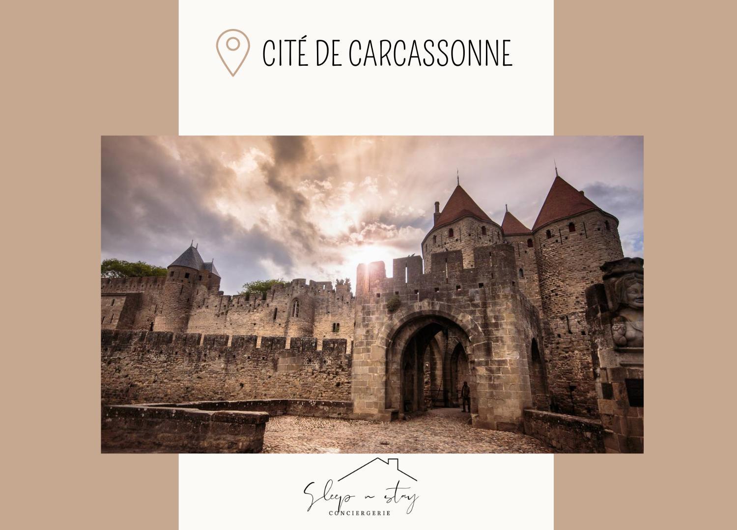 Apartment Le Jardin Carcassonne Exterior photo